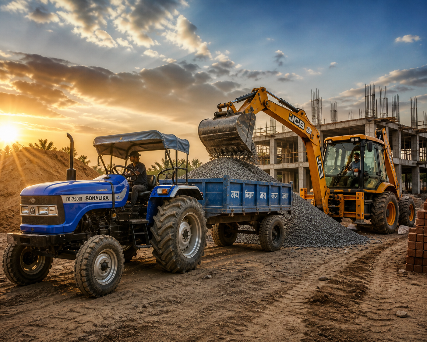JCB Rental in Delhi NCR, provided by Shiv Shakti Service